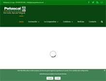Tablet Screenshot of grupopenascal.com